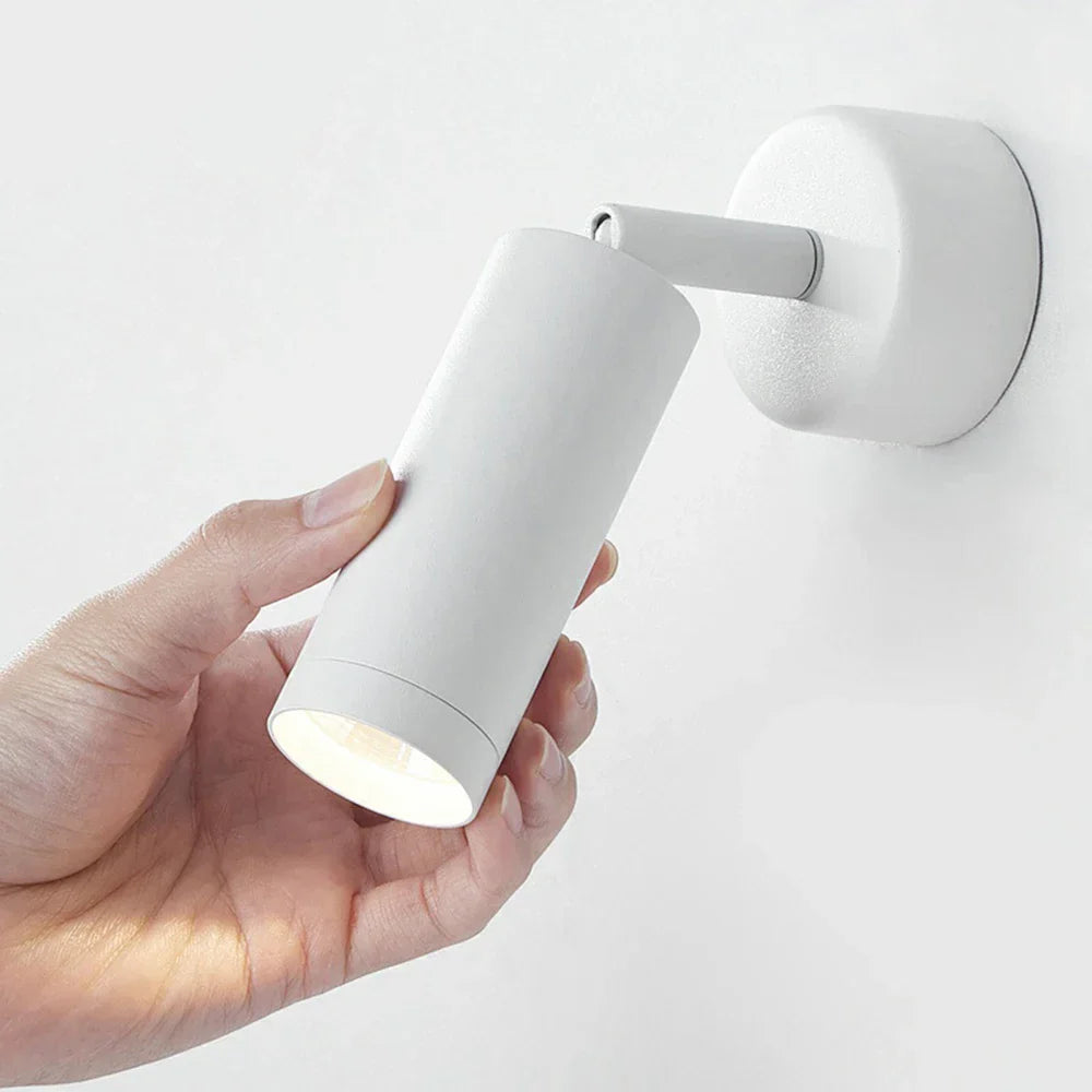 DecorBites™ Adjustable Metal Spotlight LED Wall Lamp Fixture - Indoor Wall Light