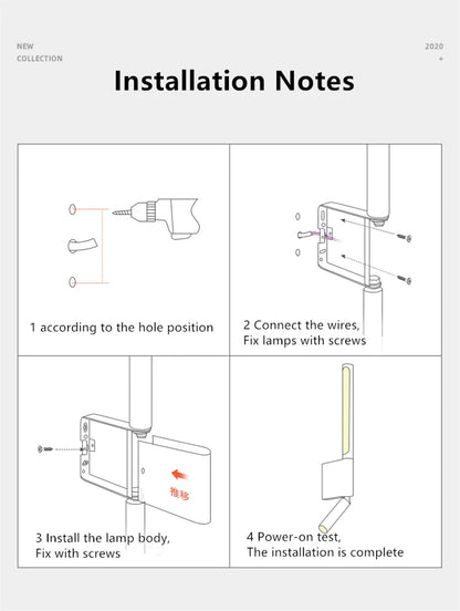 Adjustable Aluminium Wall Lamp - Nordic Design