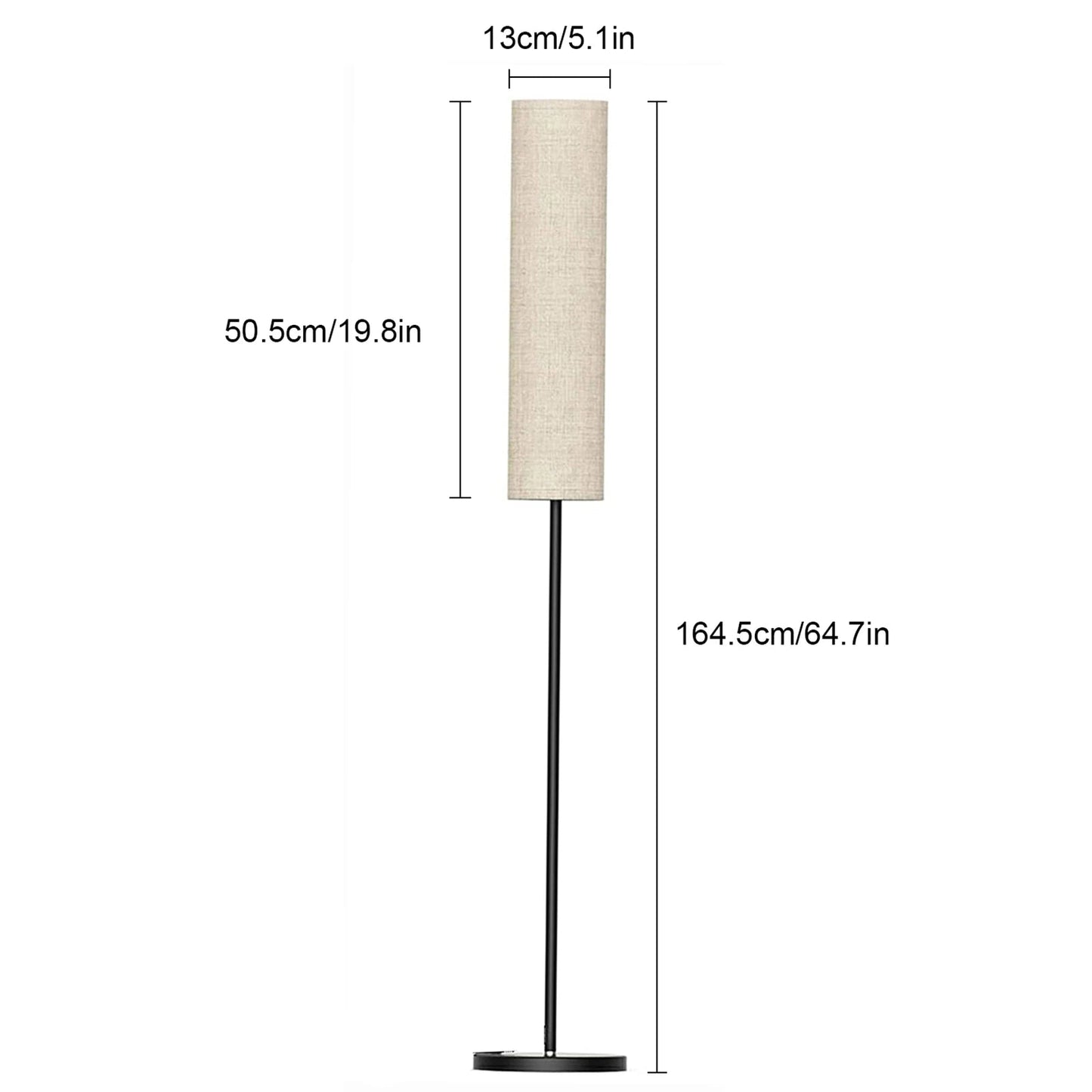 Adjustable LED Floor Lamp 800 Lumens