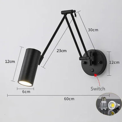 Adjustable LED Touch Sensor Wall Lamp