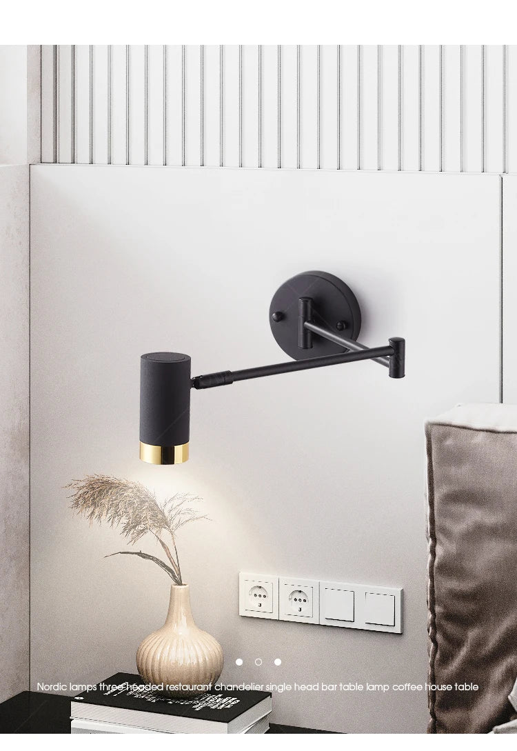 Adjustable LED Touch Sensor Wall Lamp