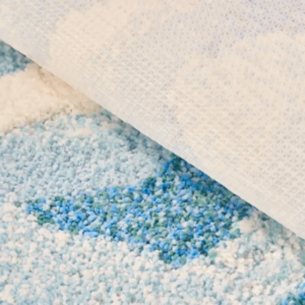 Aesthetic Ocean Wave Tufted Rug