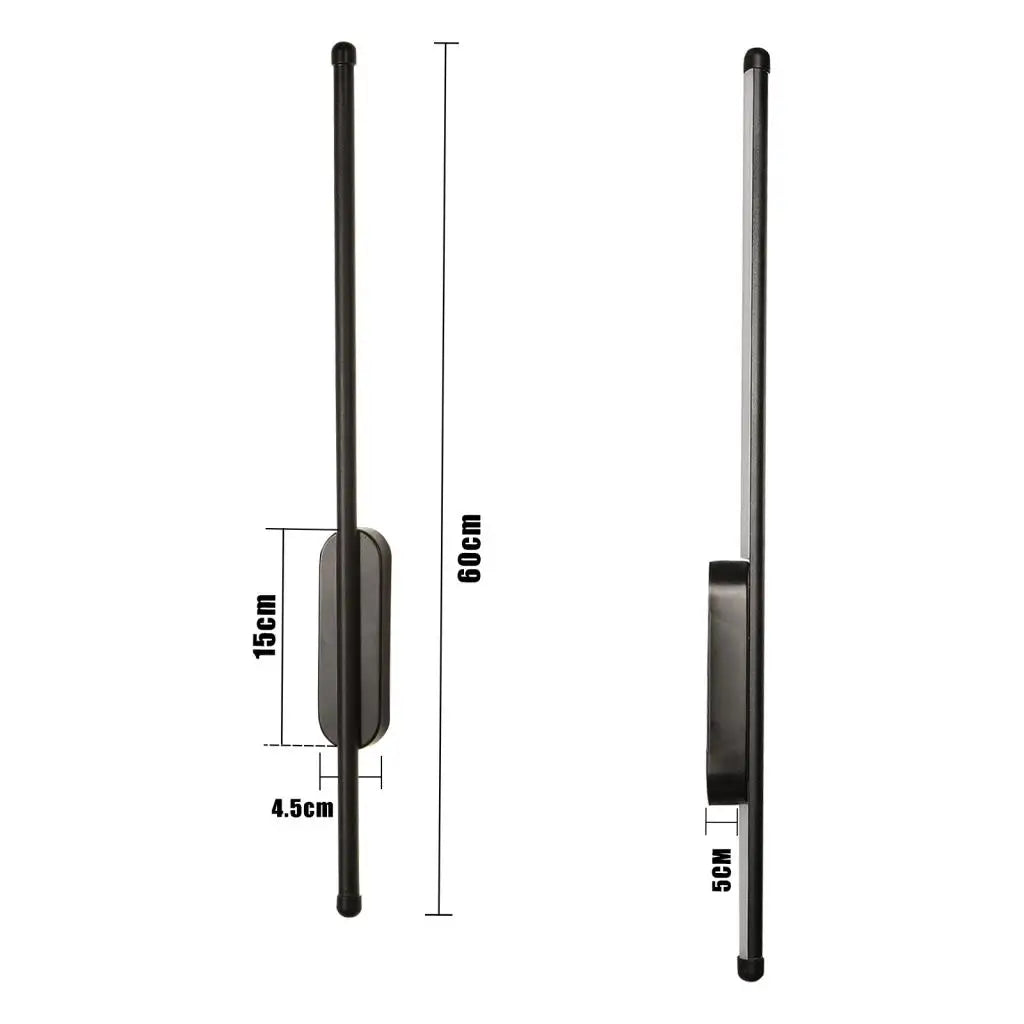 DecorBites™ Black LED Wall Sconce Minimalist Home Decor Light Fixture