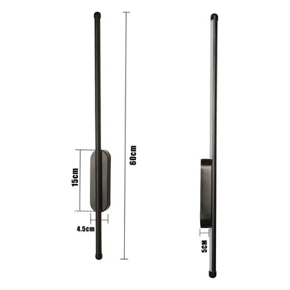 DecorBites™ Black LED Wall Sconce Minimalist Home Decor Light Fixture