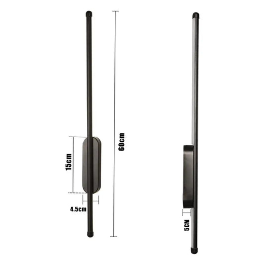 DecorBites™ Black LED Wall Sconce Minimalist Home Decor Light Fixture