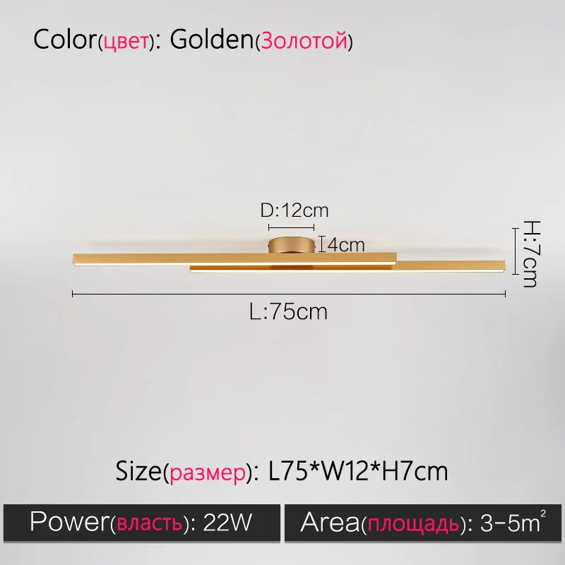 ديكوربايتس™ 2023 مصباح سقف نورديك حديث لغرفة المعيشة، غرفة النوم، الممر، والشرفة