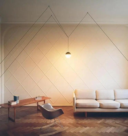 Alise - Nordic Plug-In DIY Glass Hanging Lights For Bedroom