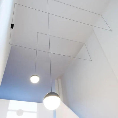 Alise - Nordic Plug-In DIY Glass Hanging Lights For Bedroom