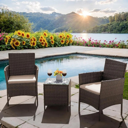 All-Weather Rattan Patio Furniture Set