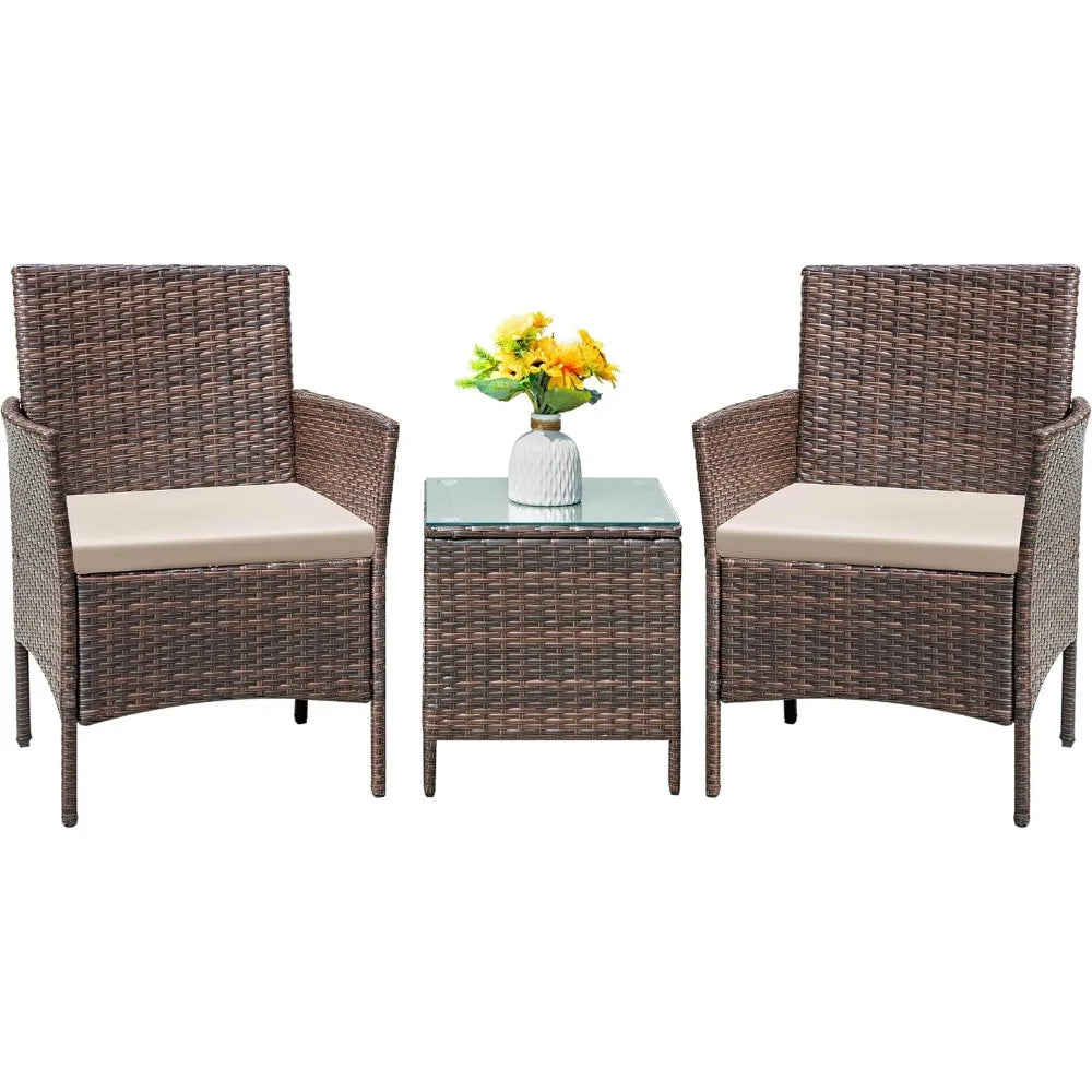 All-Weather Rattan Patio Furniture Set