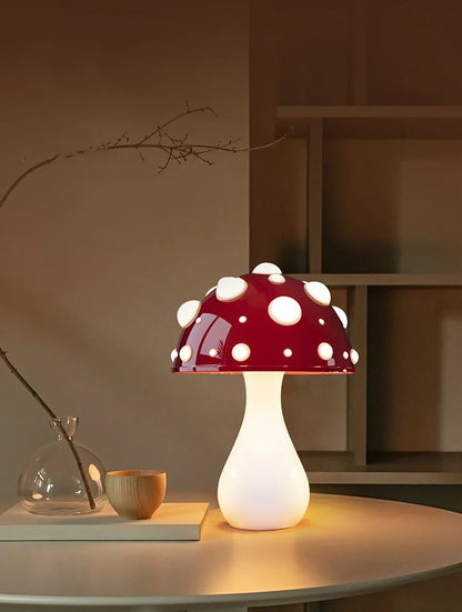 Amanita Mushroom LED Desk Lamp