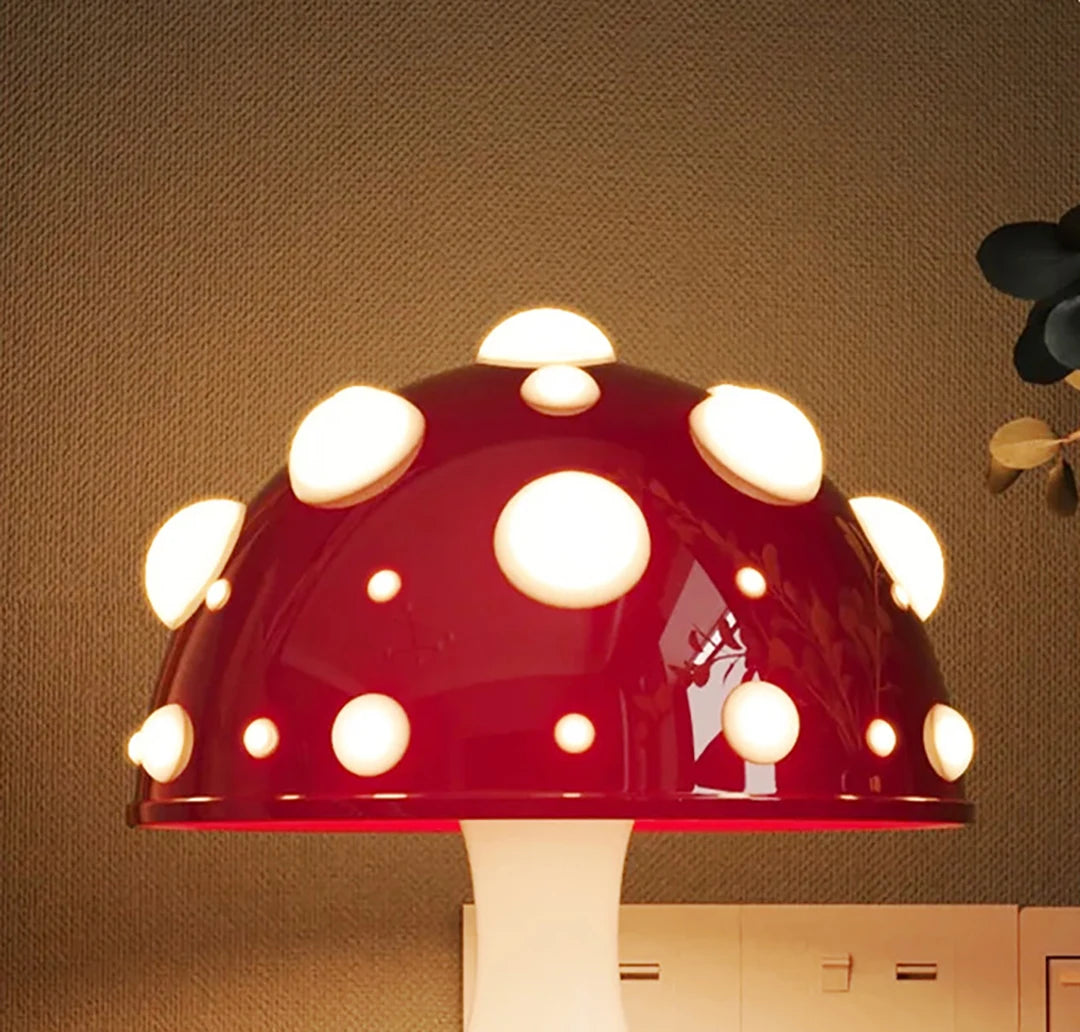 Amanita Mushroom LED Desk Lamp