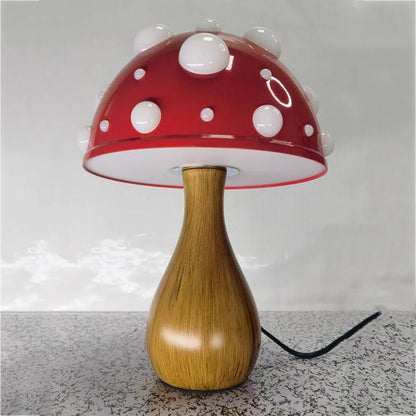 Amanita Mushroom LED Desk Lamp