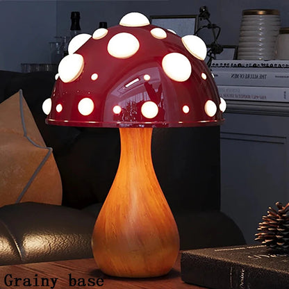 Amanita Mushroom LED Desk Lamp