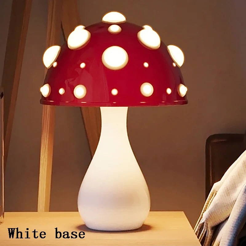 Amanita Mushroom LED Desk Lamp