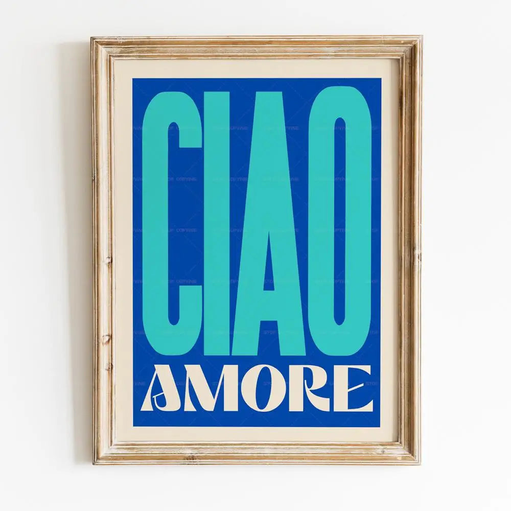 Amore Mio Canvas Wall Art