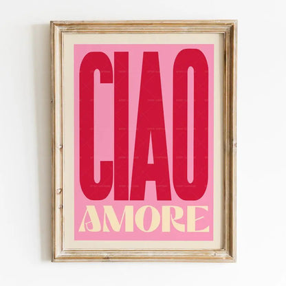 Amore Mio Canvas Wall Art