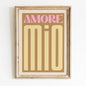 Amore Mio Canvas Wall Art