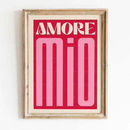 Amore Mio Canvas Wall Art