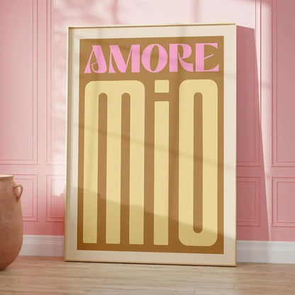 Amore Mio Canvas Wall Art