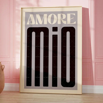 Amore Mio Canvas Wall Art