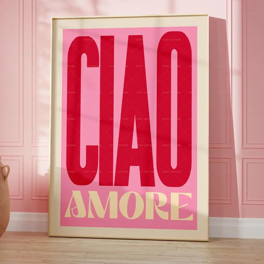 Amore Mio Canvas Wall Art