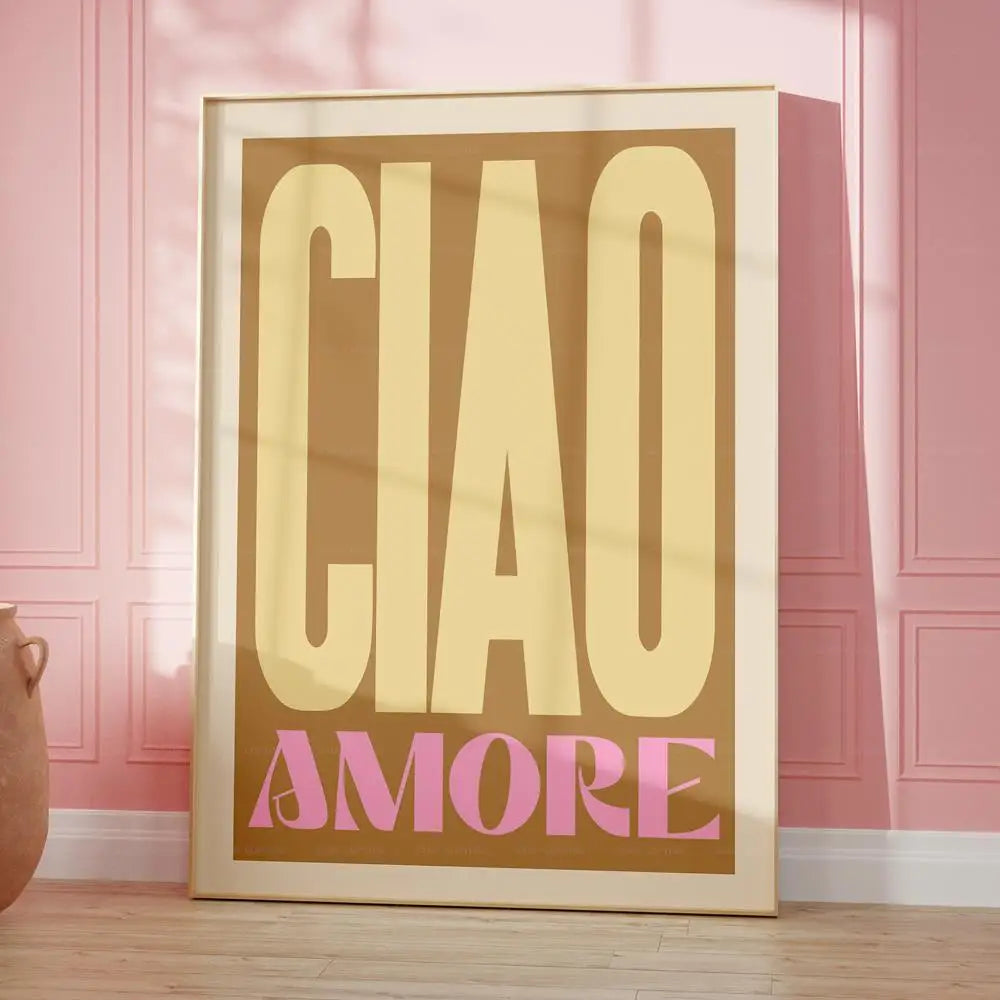 Amore Mio Canvas Wall Art