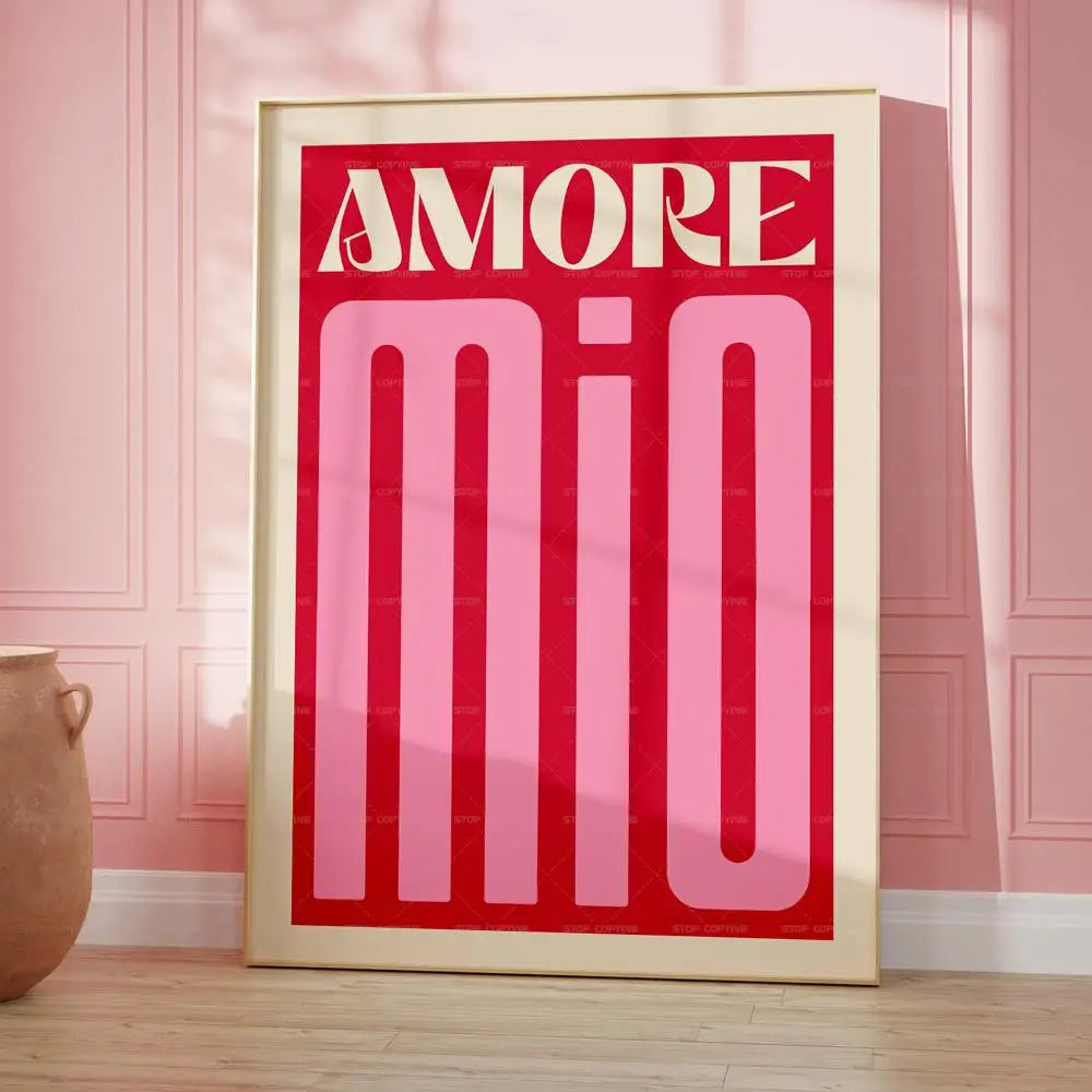 Amore Mio Canvas Wall Art