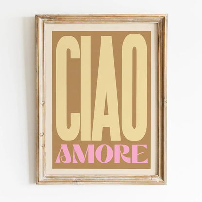 Amore Mio Canvas Wall Art