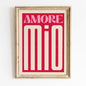 Amore Mio Canvas Wall Art