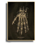 Anatomical Skeleton Kraft Paper Poster