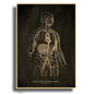 Anatomical Skeleton Kraft Paper Poster