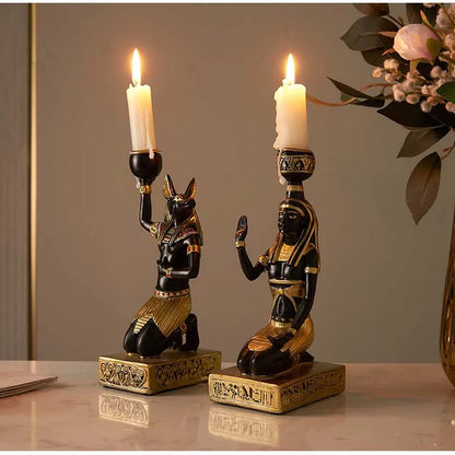 Anubis Ancient Egyptian Tealight Holder