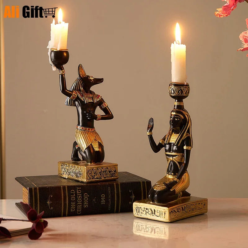 Anubis Ancient Egyptian Tealight Holder