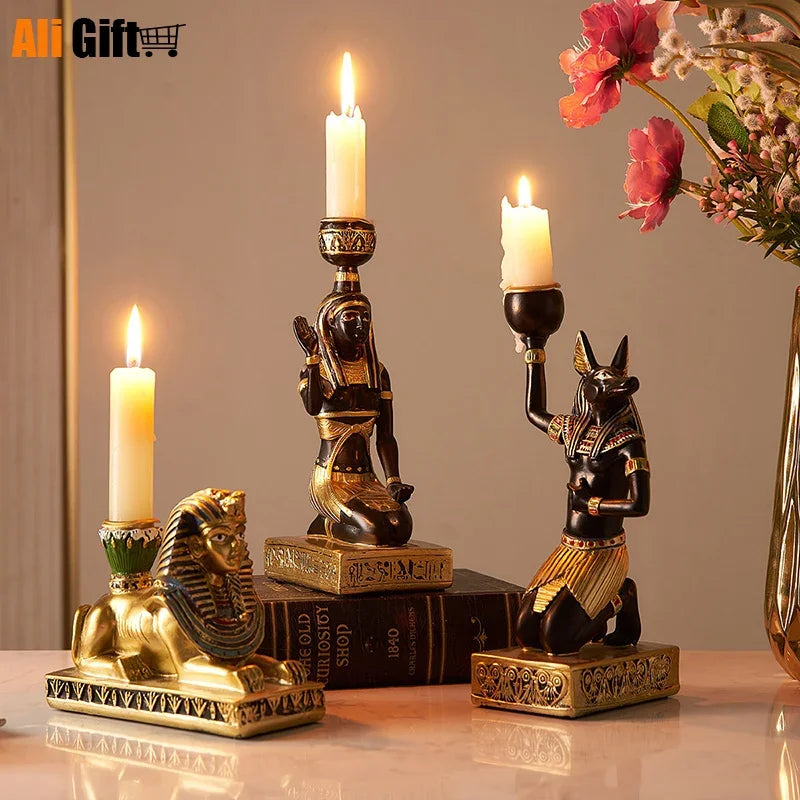 Anubis Ancient Egyptian Tealight Holder