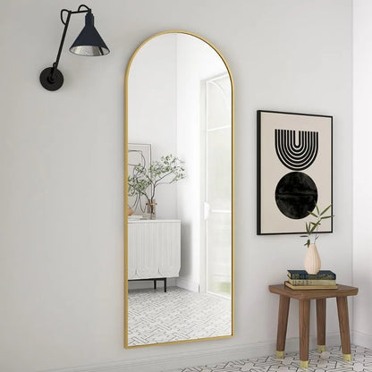 Arched Full Length Mirror - 21x64 Inch