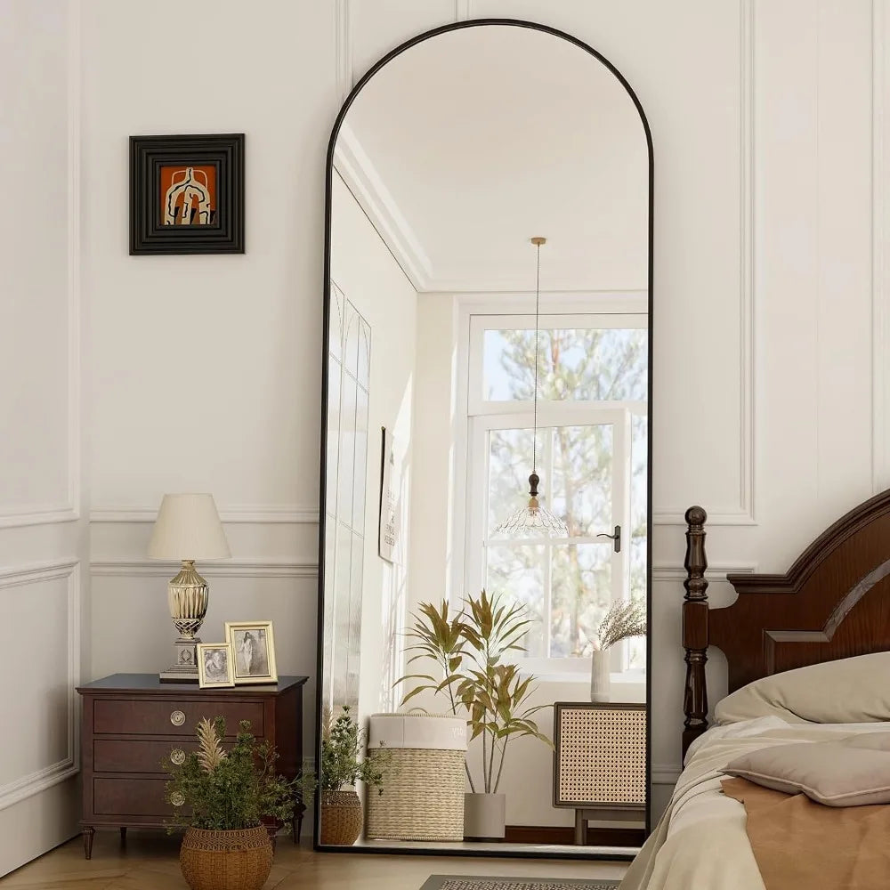 Arched Full Length Mirror - 21x64 Inch