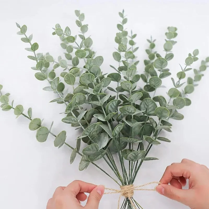 Artificial Eucalyptus Stems for Decor