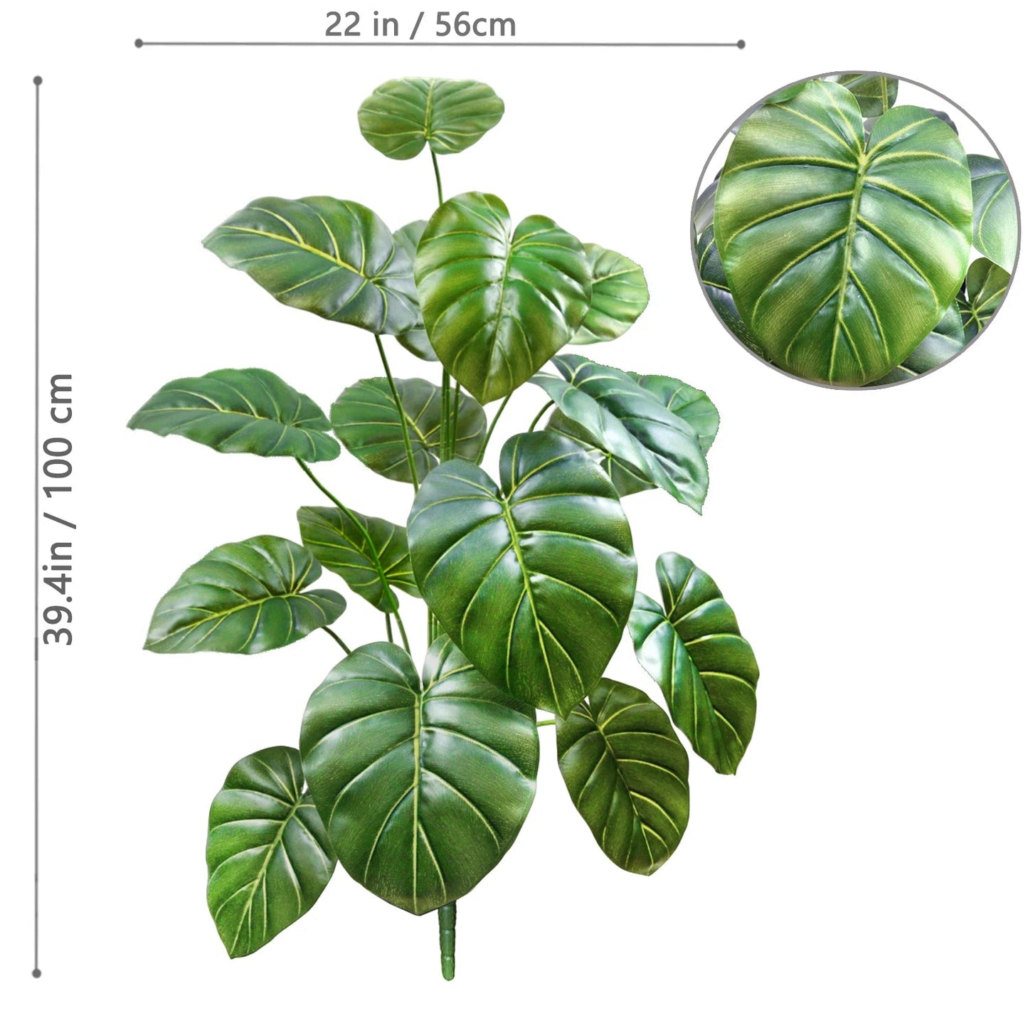 Artificial Monstera Leaf Plant 100cm