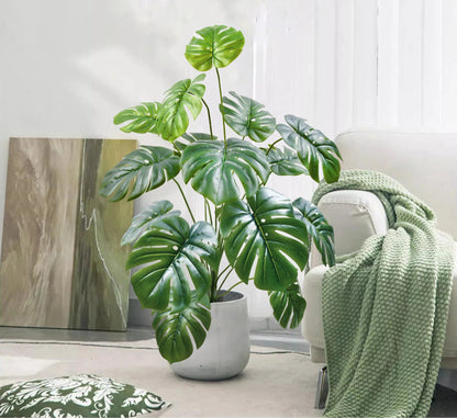 Artificial Monstera Leaf Plant 100cm