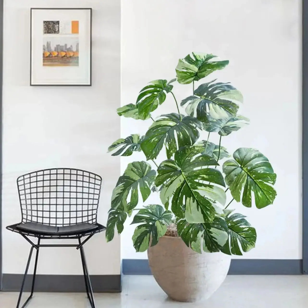 Artificial Monstera Leaf Plant 100cm