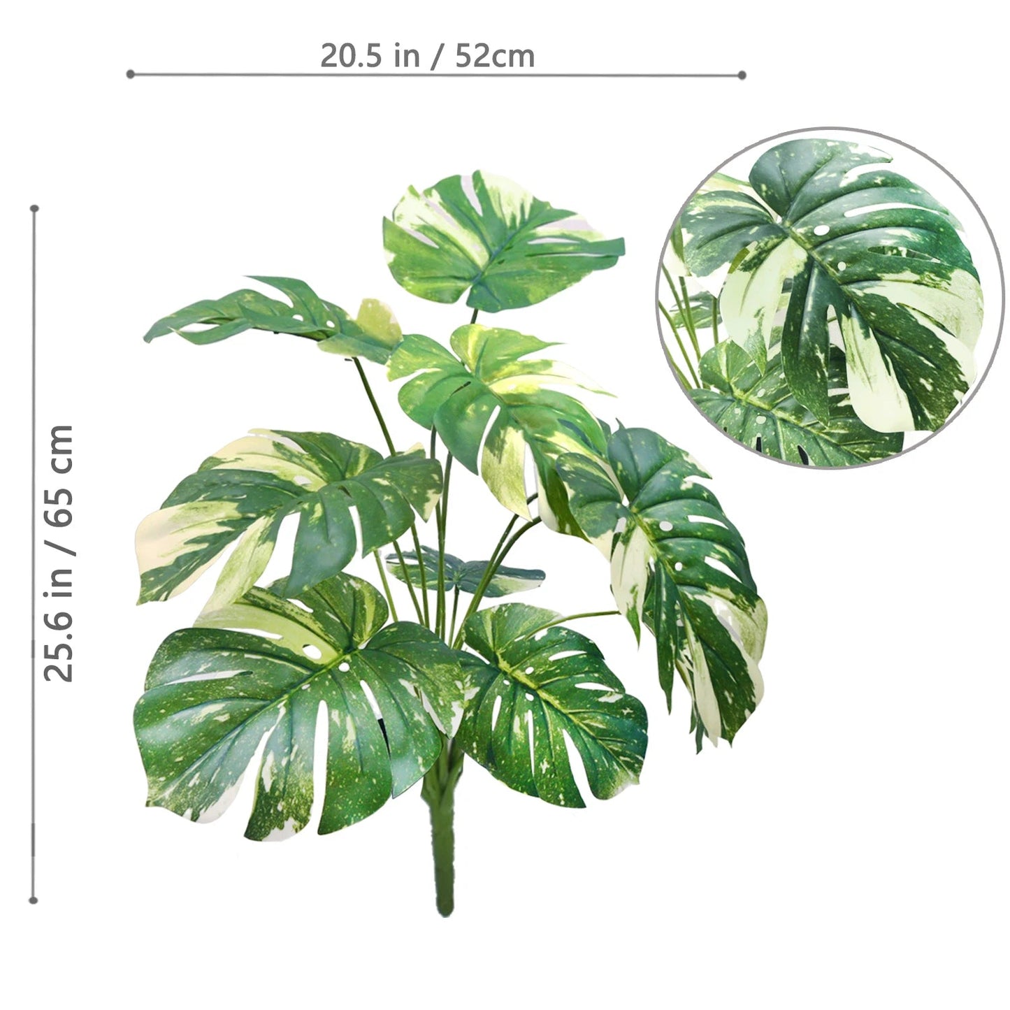 Artificial Monstera Leaf Plant 100cm