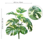 Artificial Monstera Leaf Plant 100cm