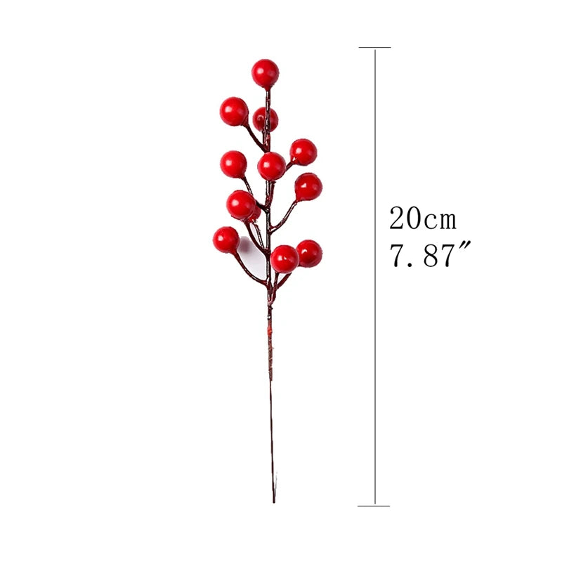 Artificial Red Berry Flower Bouquet