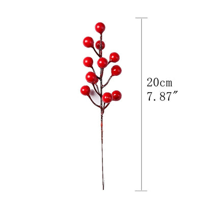 Artificial Red Berry Flower Bouquet