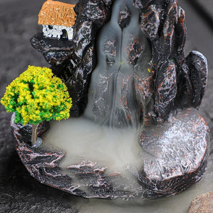 Backflow Waterfall Incense Burner Decor