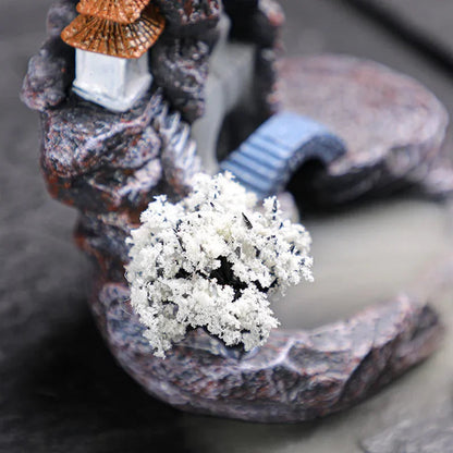 Backflow Waterfall Incense Burner Decor