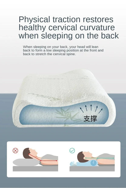 Bamboo Fiber Orthopaedic Memory Foam Pillow