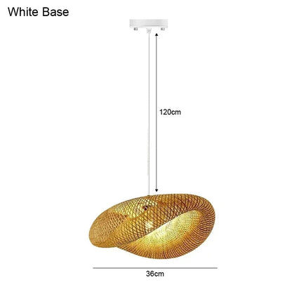 Bamboo Pendant Light 40cm Chandelier