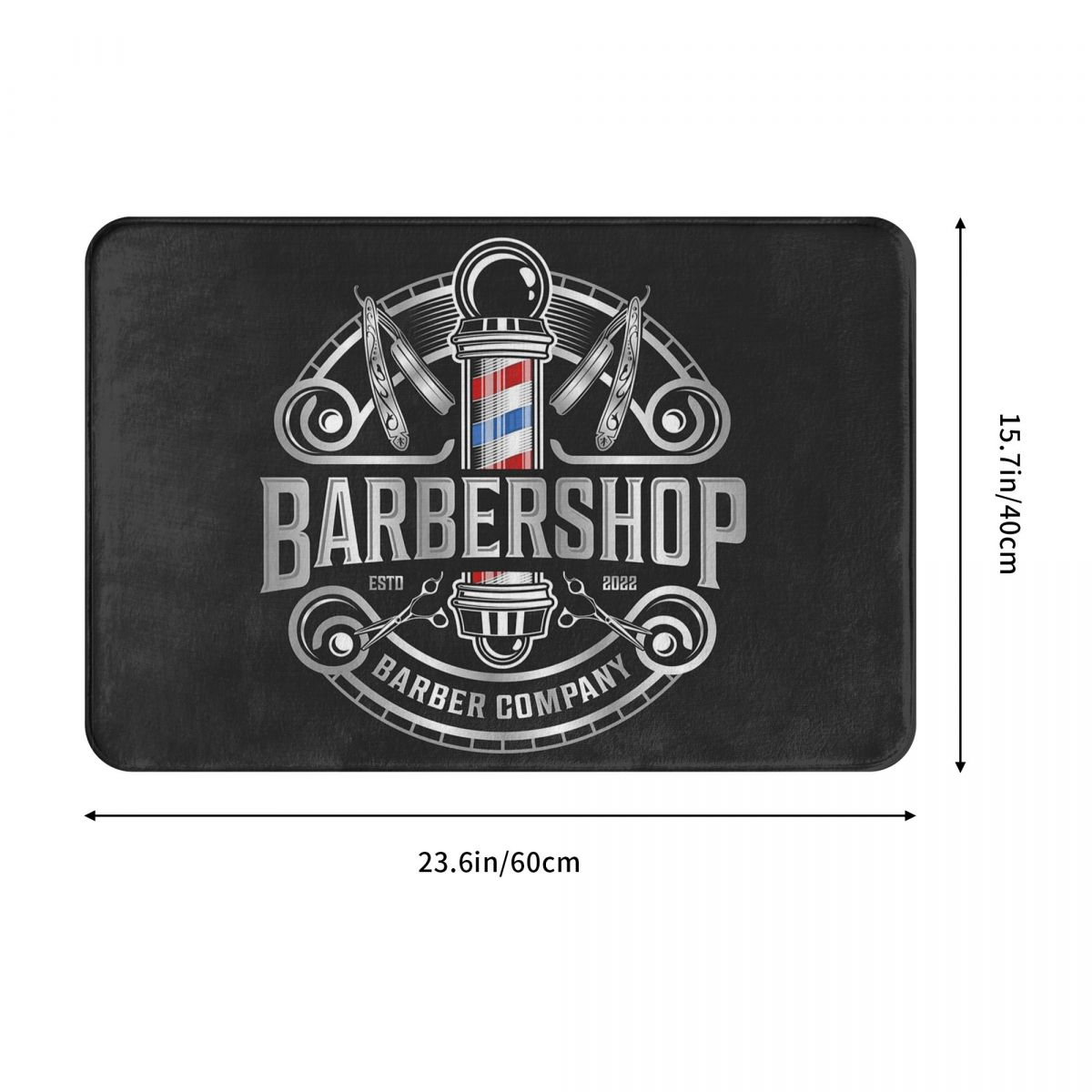 Barber Shop Non-Slip Doormat